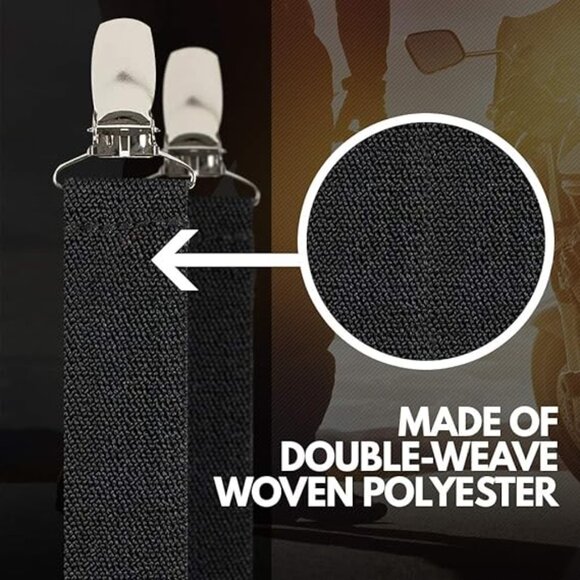 Hold’Em Biker Elastic Boot Stirrup Strap Motorcycle EXTRA STRONG METAL CLIP - Picture 5 of 9